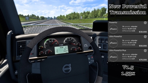 ETS2 - New Powerful Transmission V1.5