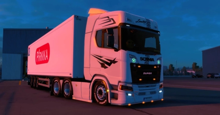 ETS2 - Scania S White Skin V1.0