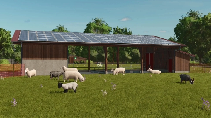 FS25 - Sheep Barn Big Wood V1.0