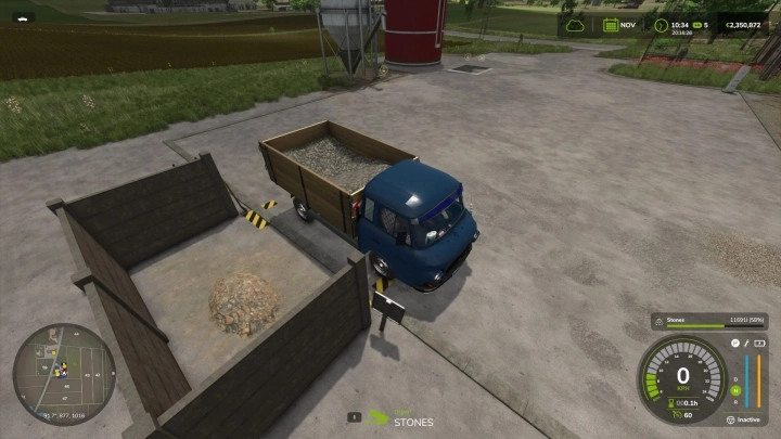 FS25 - Small Handmade Stone Silo V1.0