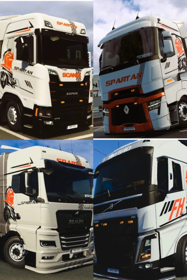 ETS2 - Spartans 4k Skin V1.0