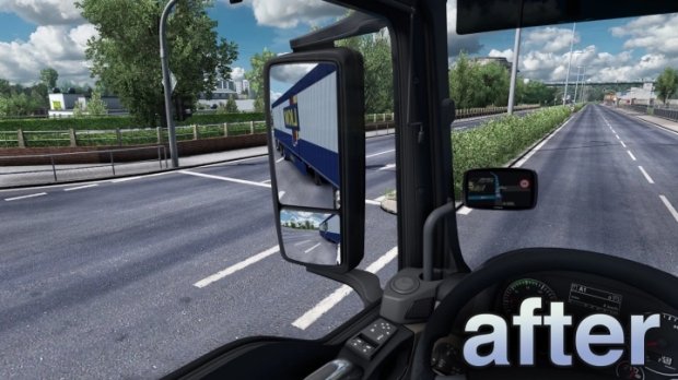 ETS2 - True Mirror FOV V1.53