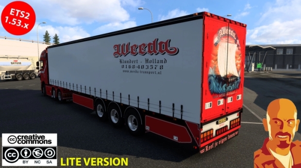 ETS2 - Vogelzang Weeda Curtain Trailer V14.0