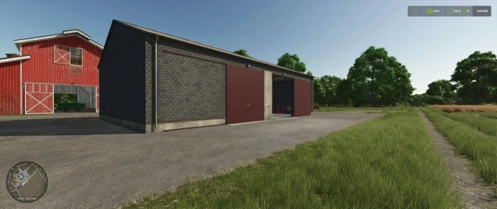 FS25 - Workshop in Hall V1.0