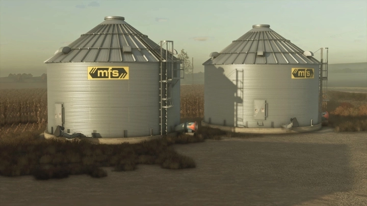 FS25 - 36FT Grain Bins V1.0