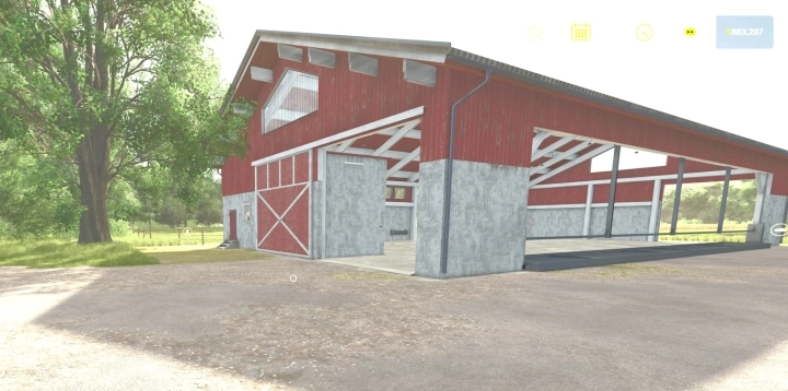 FS25 - American Cow Barn V1.0.0.1