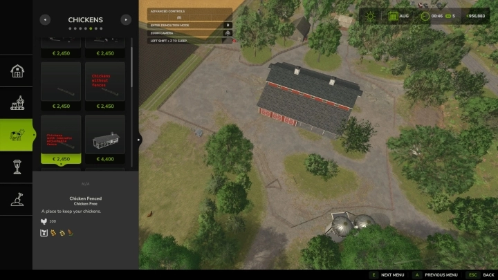 FS25 - Chickens with Fences V1.0.0.1