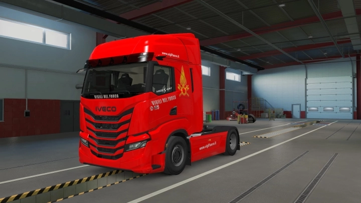 ETS2 - Iveco S-Way Vigili del Fuoco Skin V1.0