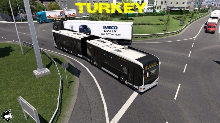 ETS2 - Pack City Buses into Traffic V1.1