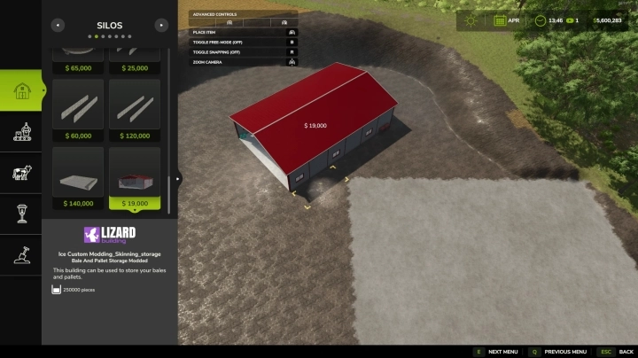 FS25 - Pallet and Bale Storage V1.0
