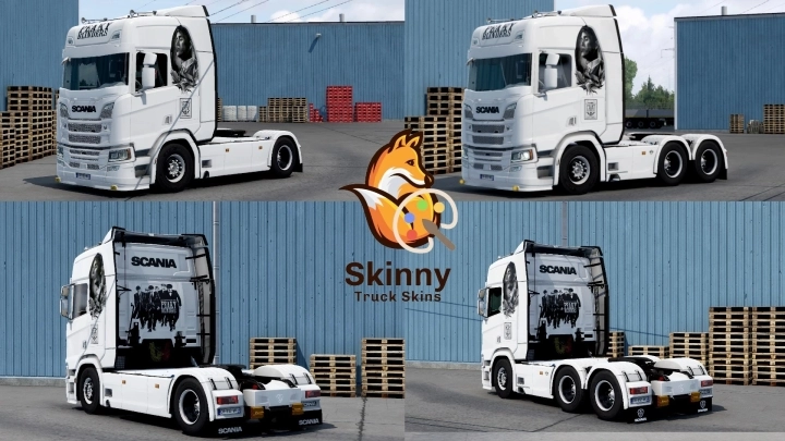 ETS2 - Scania R 2016 PeakyBlinders Skins V1.0