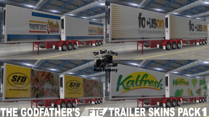 ATS - The Godfathers FTE Trailer Skins Pack V1.0