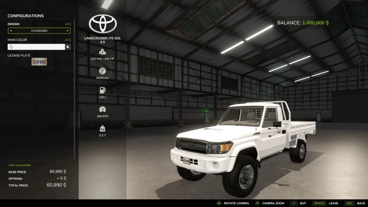 FS25 - Toyota Landcruiser J70 GXL V1.0