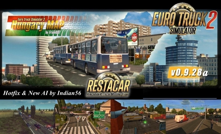 ETS2 - Hungary Map V0.9.28c (1.41.x)