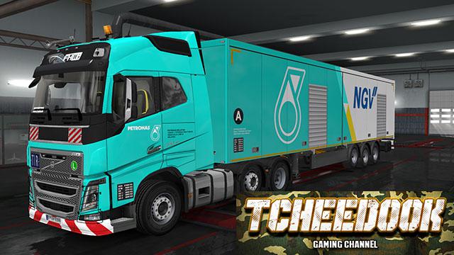 ETS2 - Volvo FH16 2012 Petronas NGV Skin V1.0 (1.37.x)