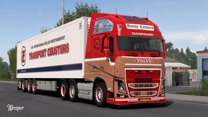 ETS2 - Volvo FH16 2012 Ronny Ceusters Skin Pack V1.0 (1.41.x) | Euro ...