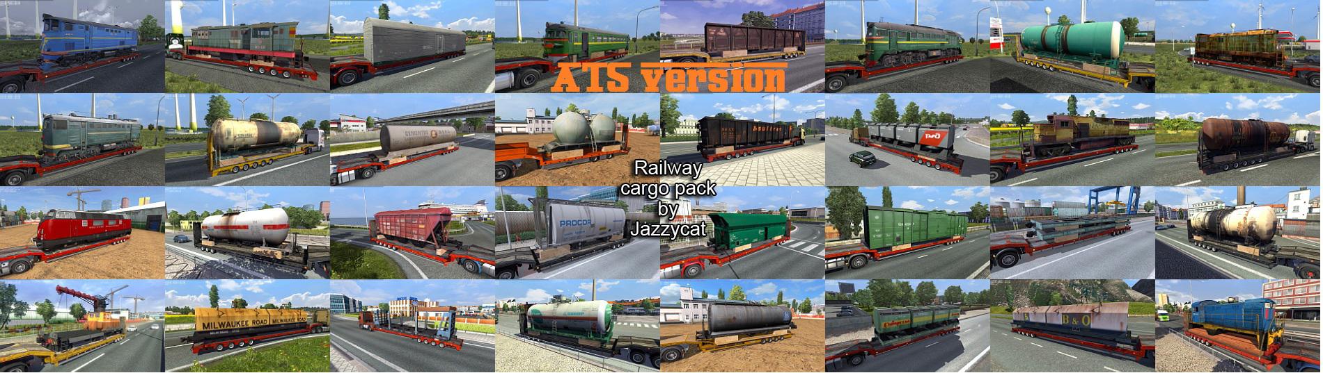 ATS - Railway Cargo Pack V2.0 (1.36.X)