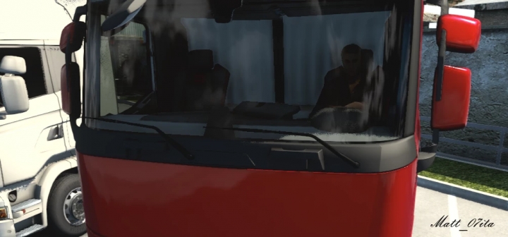 ETS2 - Curtain Mod for Renault T Range V1.0 (1.40.x)