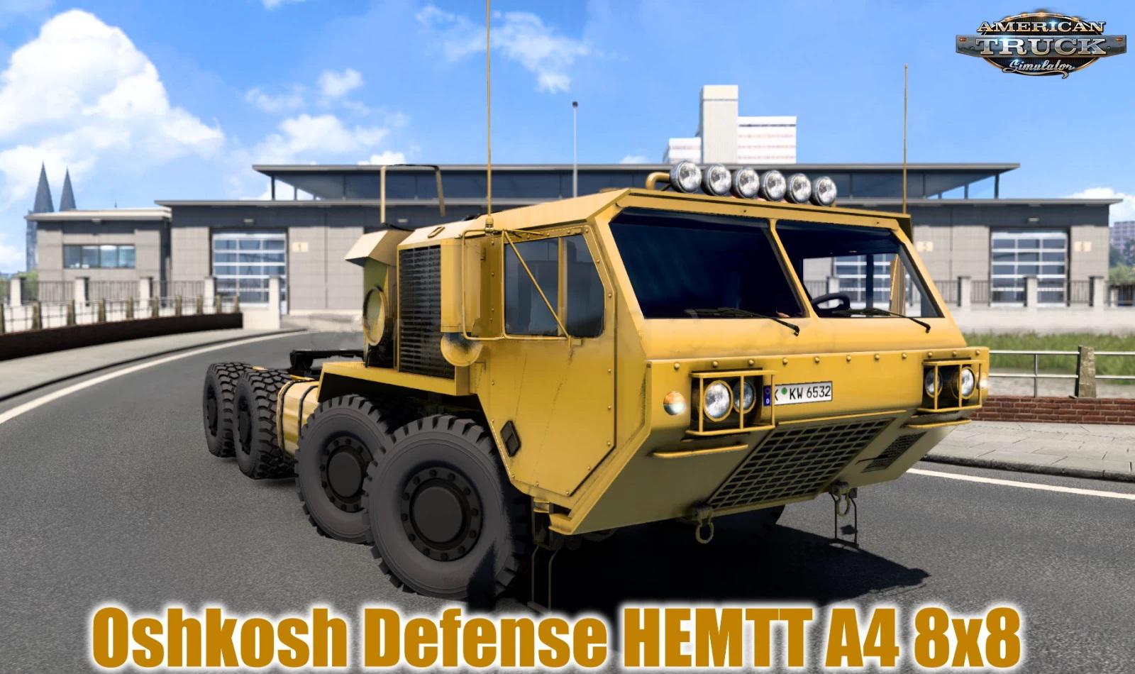 ATS - Oshkosh Defense Hemtt A4 8x8 V1.4 (1.40.x)