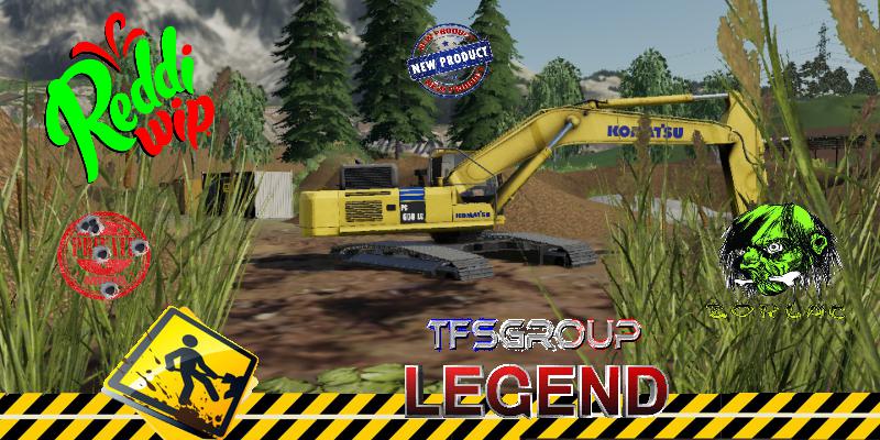 FS19 - Komatsu PC600 LC V1.5