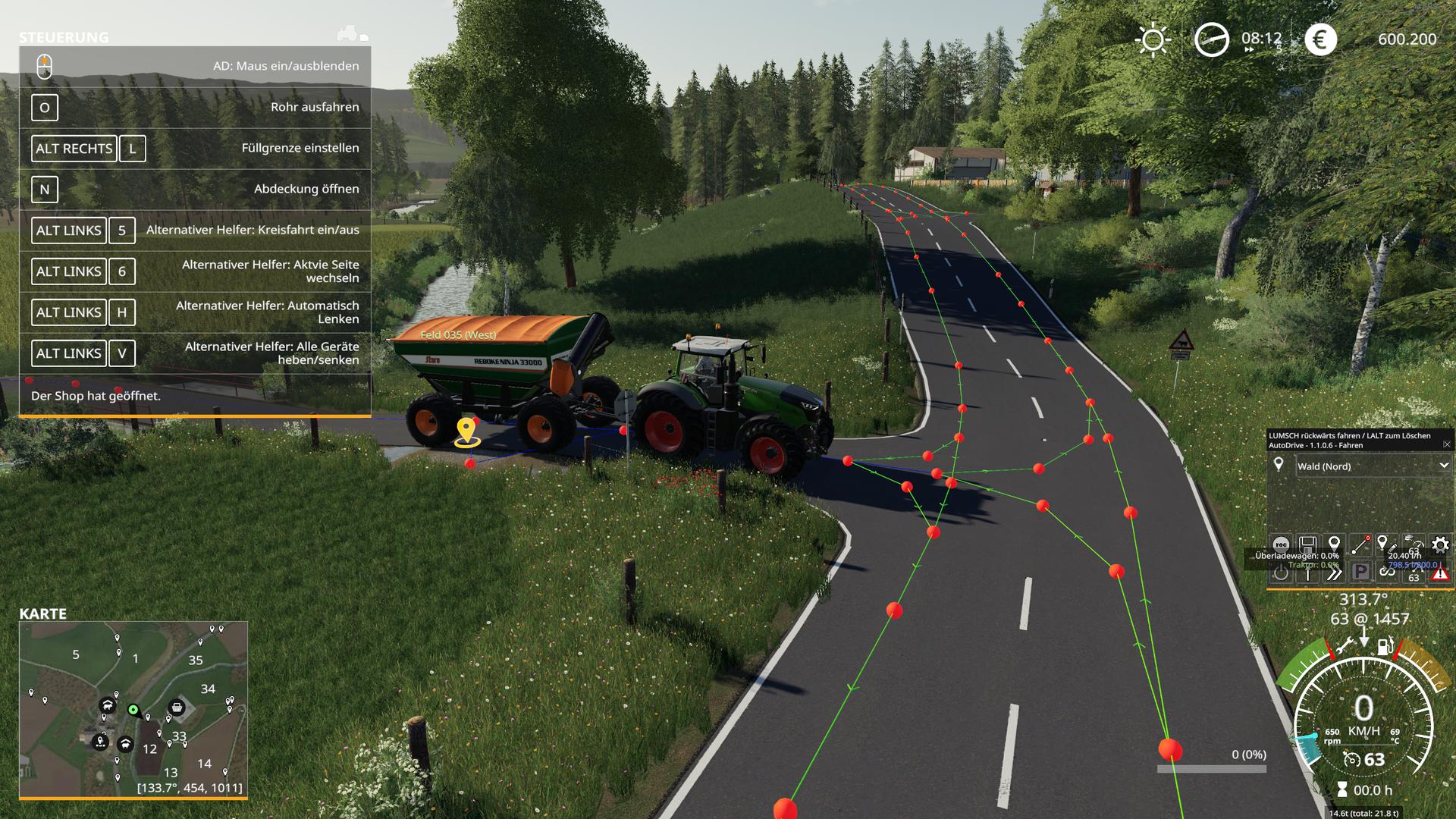 FS19 - Bergisch Land - AutoDrive Kurs V1.0