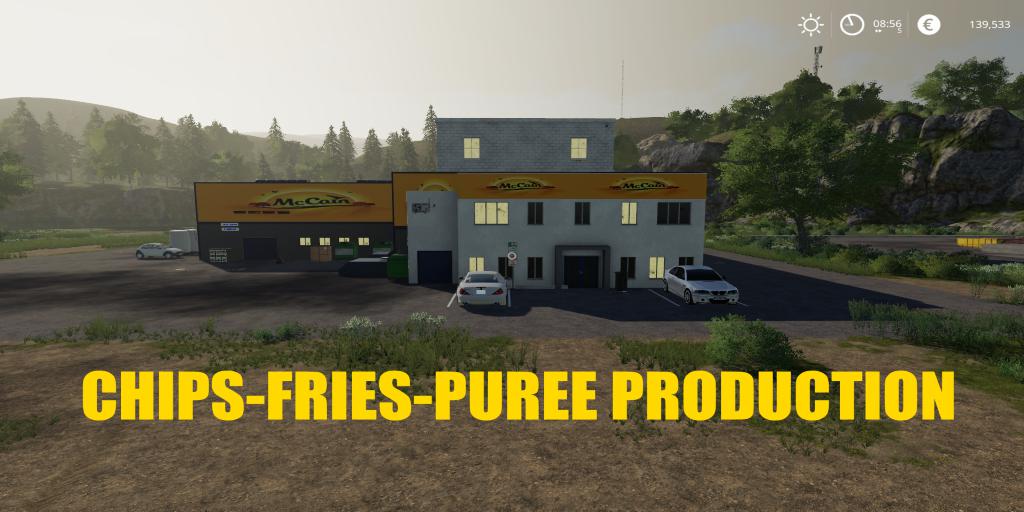 FS19 - Placeable Chips Production V1.0