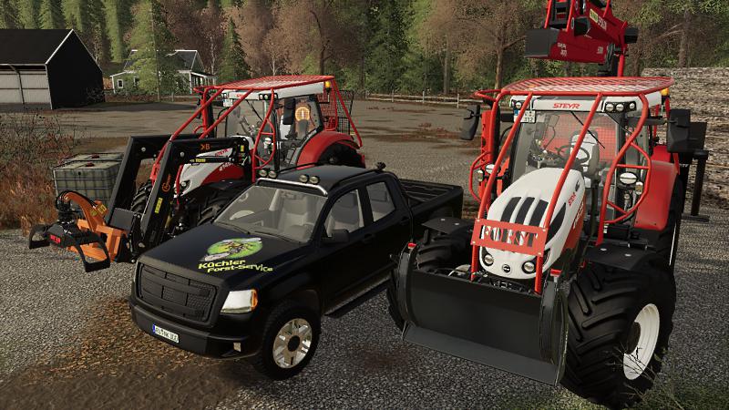 FS19 - Steyr Profi CVT with Forest Configuration V1.1