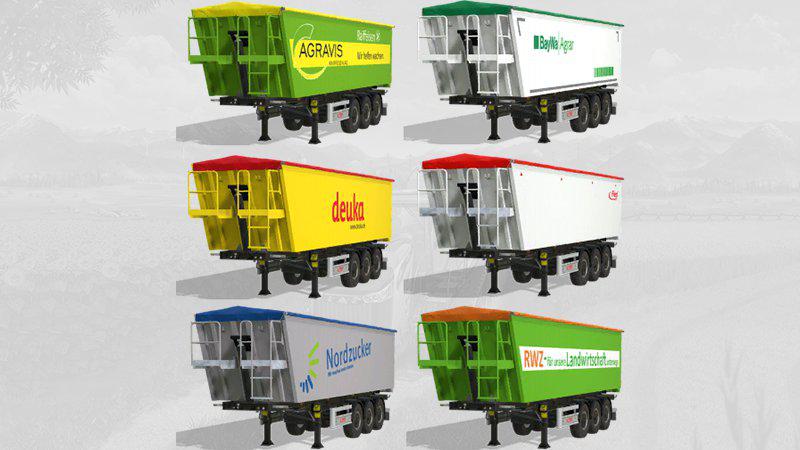 FS19 - Fliegl 6ER Trailer V1.0
