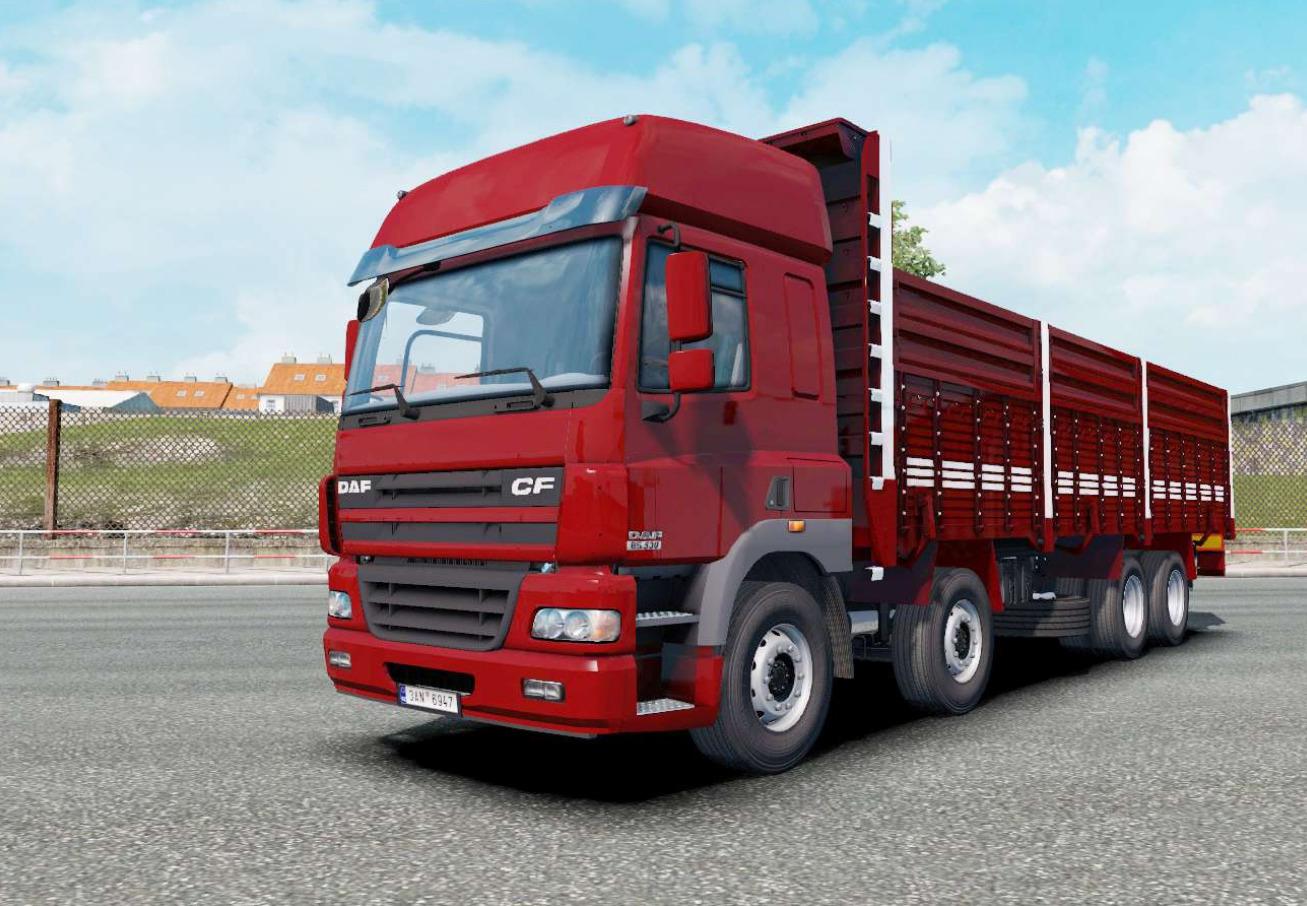 ETS2 - DAF CF 8x4 Truck (1.35.X)