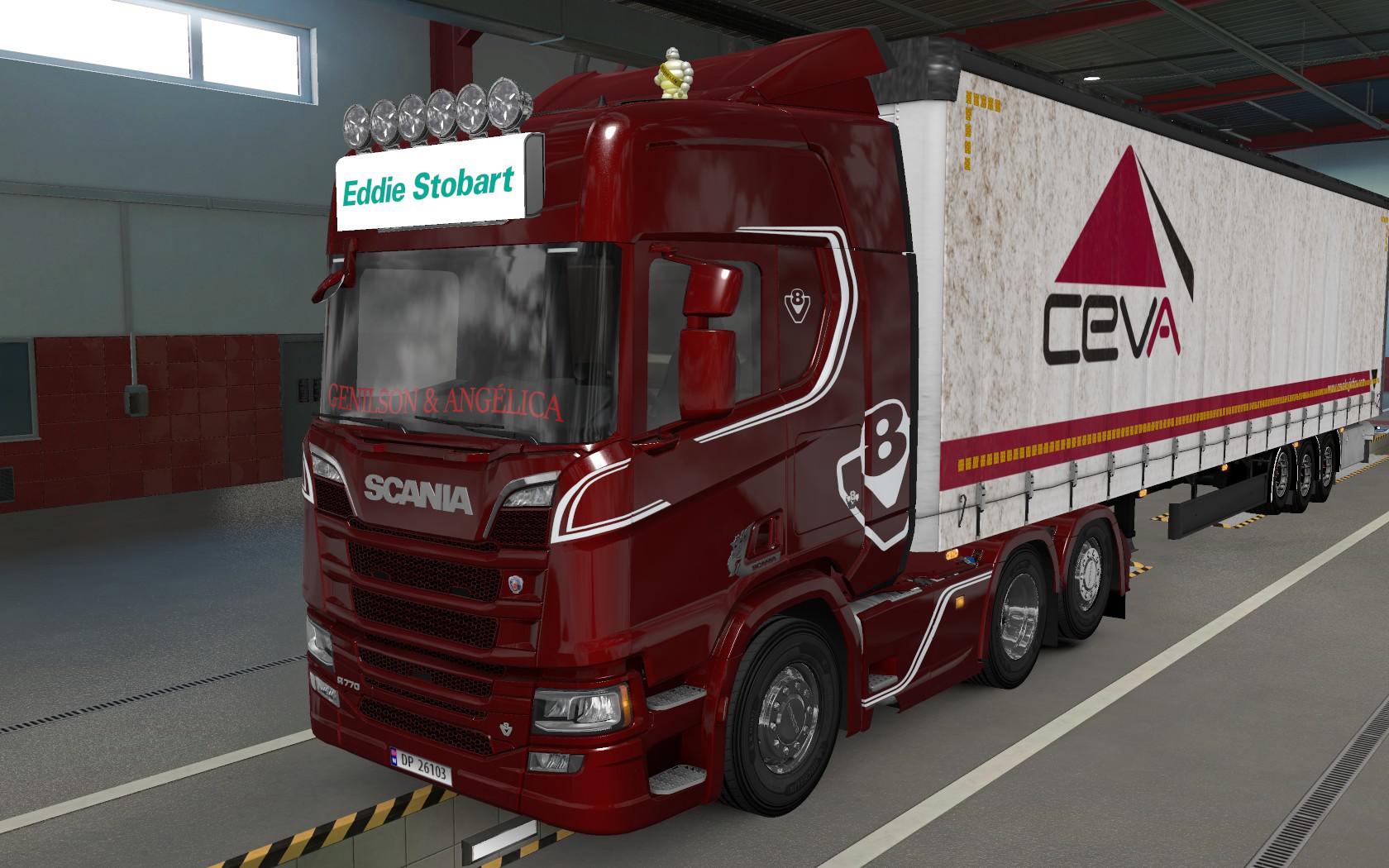 ETS2 - Big Lightbox Scania R And S 2016 Eddie Stobart (1.39.x) | Euro ...