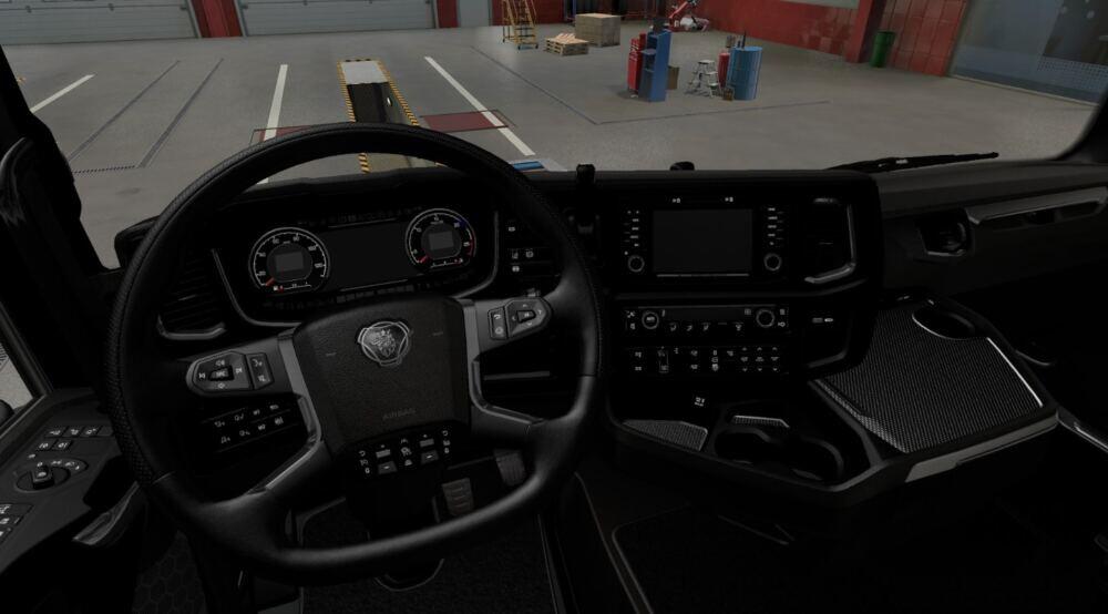 ETS2 - Scania S & R 2016 Full Black Interior (1.40.x)