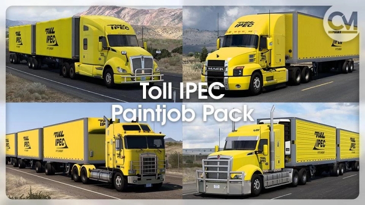 ATS - Toll IPEC Paintjob Pack V1.1 (1.41.x)