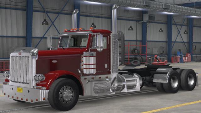 ATS - Peterbilt 389 Long Chassis Day Cab 625 W900 Cat Engine V1.0 (1.38.x)