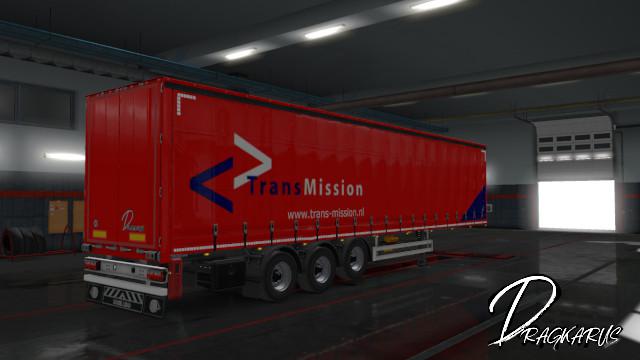 ETS2 - Trans-Mission Transport Trailer Skin V1.0 (1.36.x)