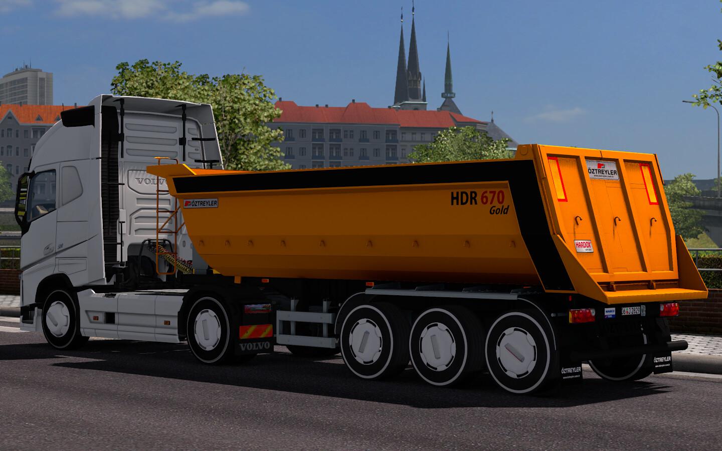 ETS2 - Oztreyler Dumper Trailer (1.38.x)