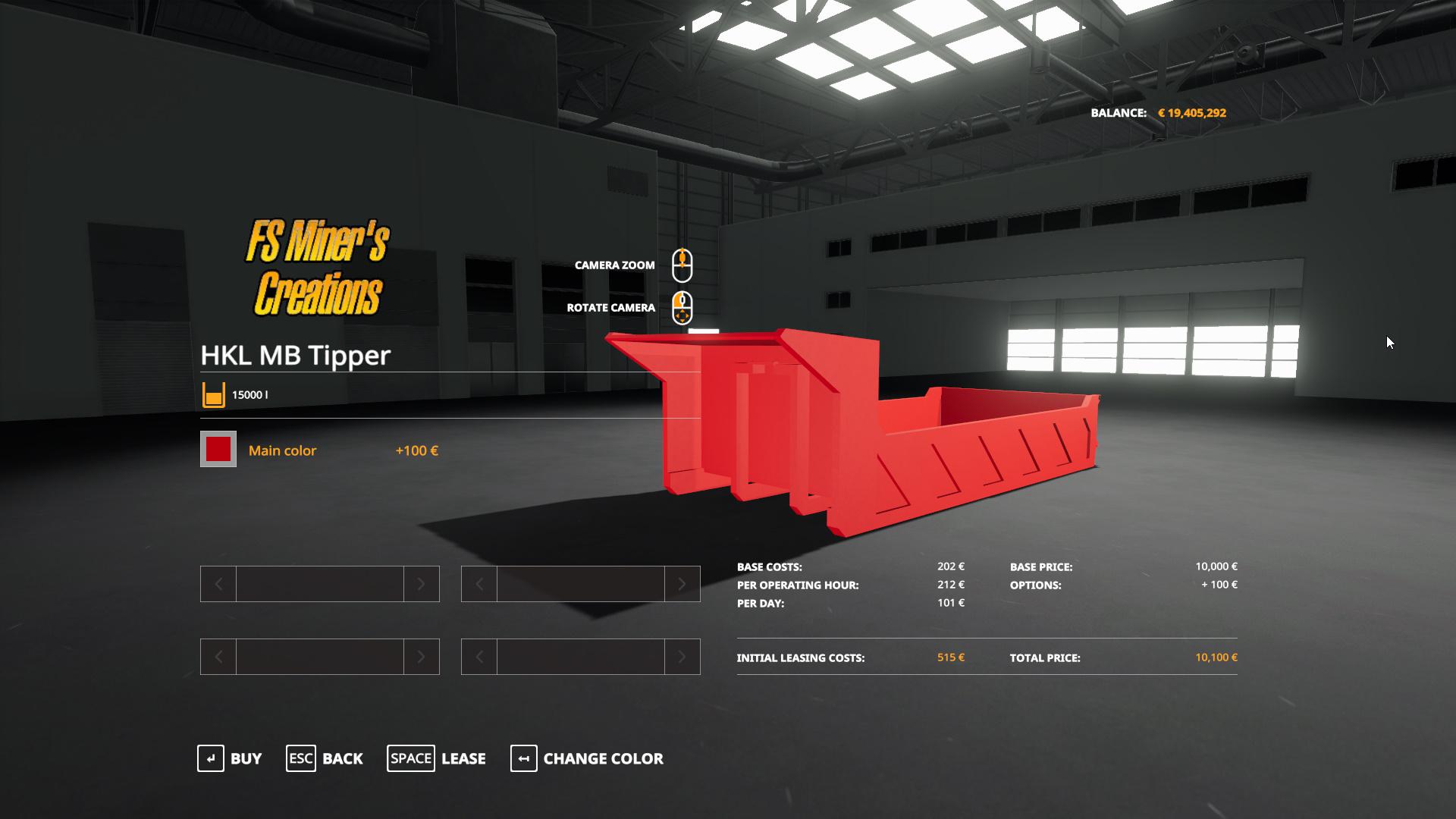 FS19 - Construction Tipper for Mercedes-Benz Agrar HKL V0.5