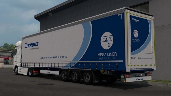 ETS2 - Krone Mega/Coil Liner Trailer V3.9 (1.41.x)