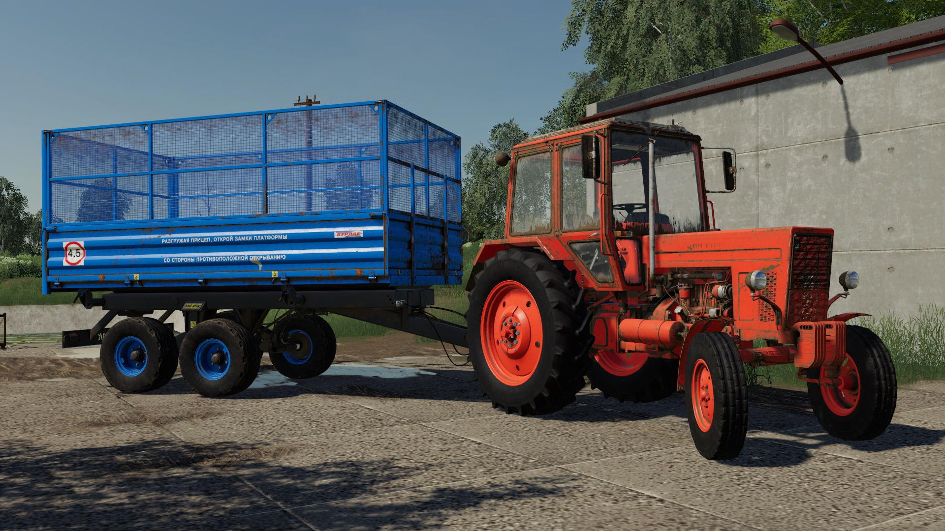 FS19 - PPTS-4.5 Burlak Trailer V1.0