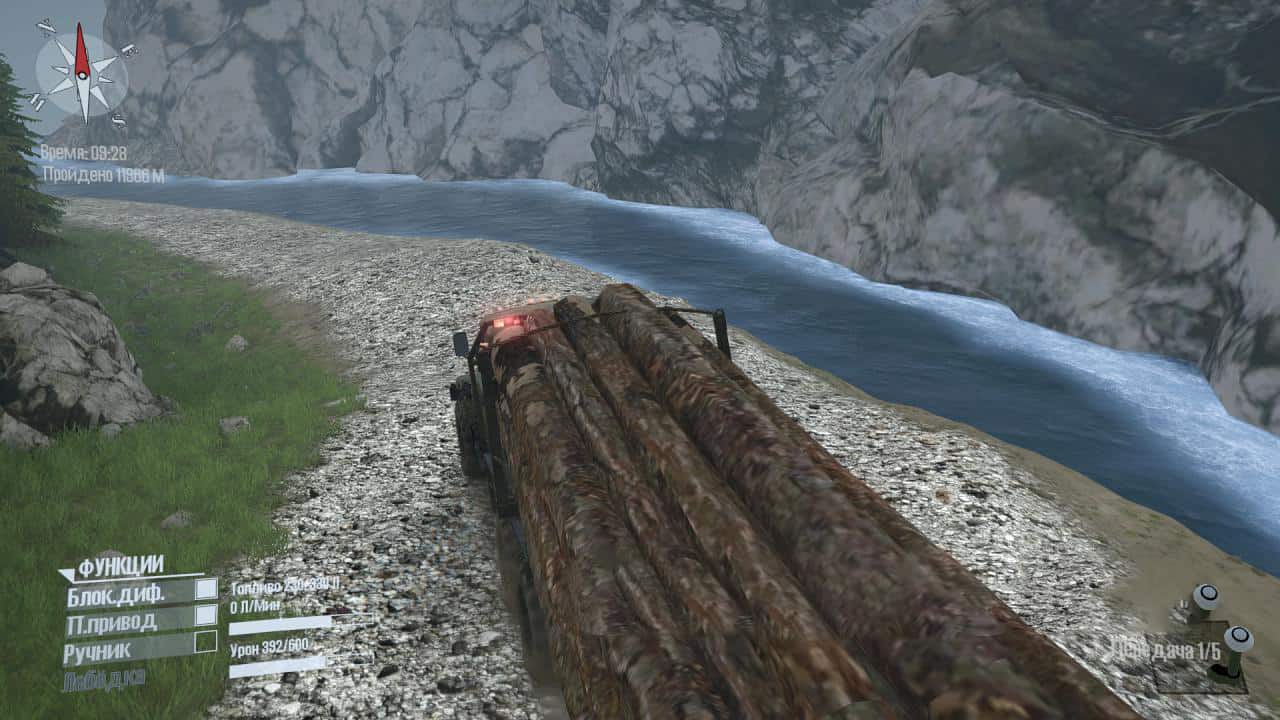 Spintires:Mudrunner - Cutting-Out Map V1.1