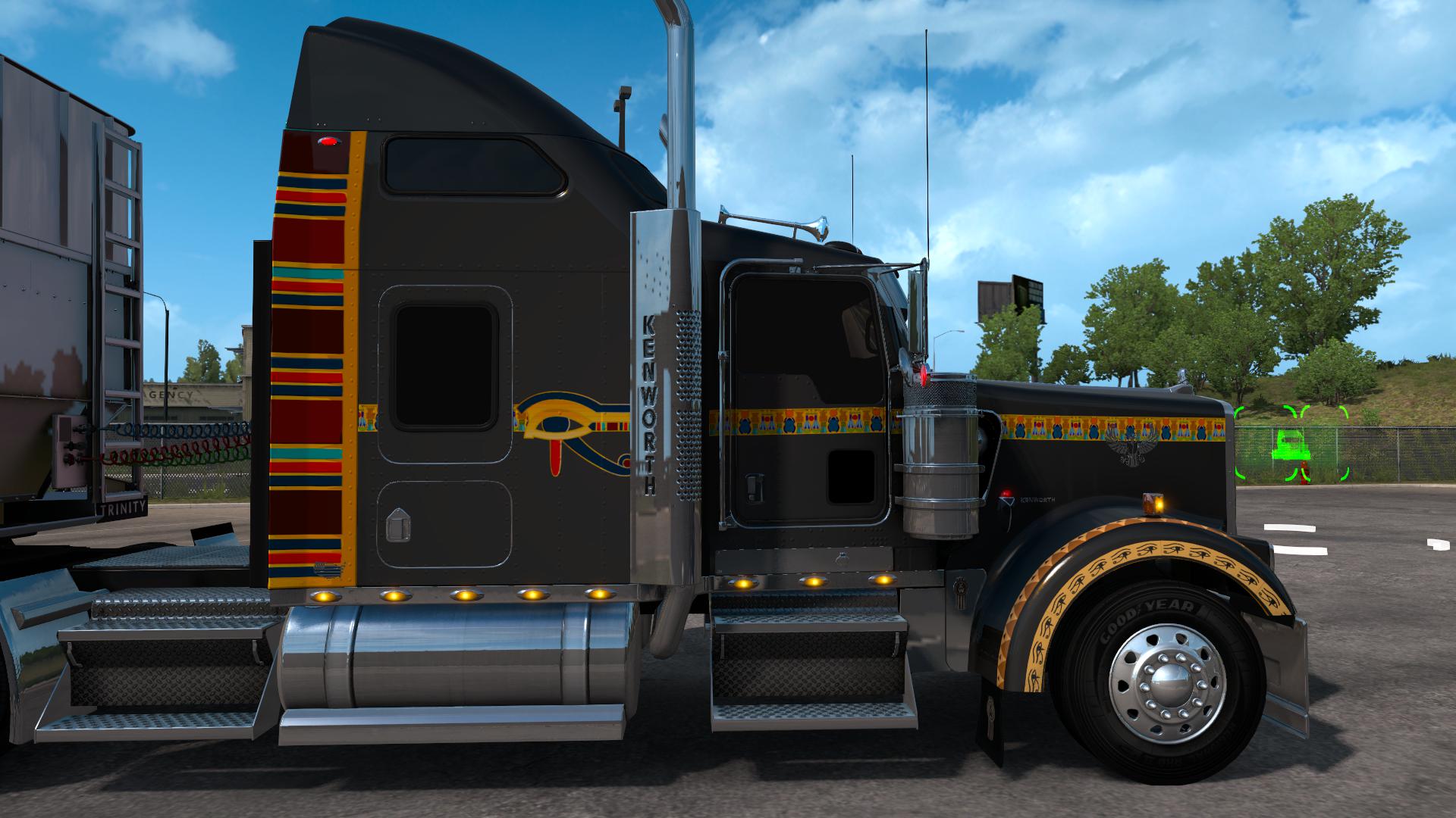 ATS - Kenworth W900 Egyptian Custom Truck (1.38.x)
