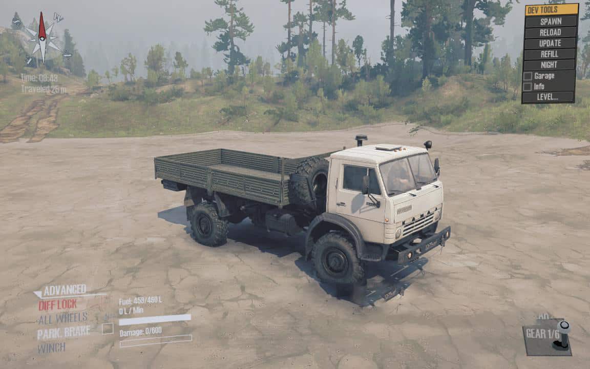 Spintires:Mudrunner - KamAZ 4326 Truck V1.0