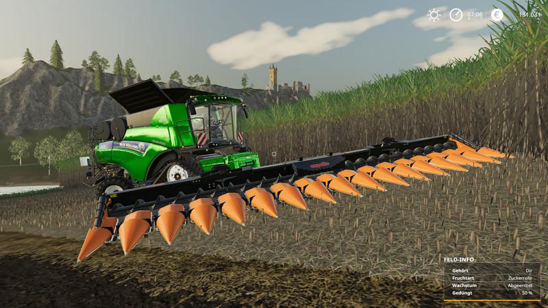 fs19 sugarcane harvester trailer mod