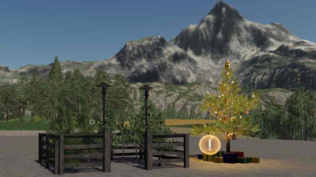 FS19 - Christmas Market Trees V1.0