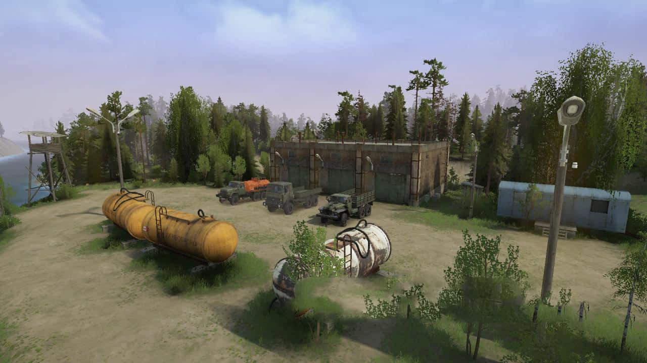 Spintires:Mudrunner - Mirok Map V1.0