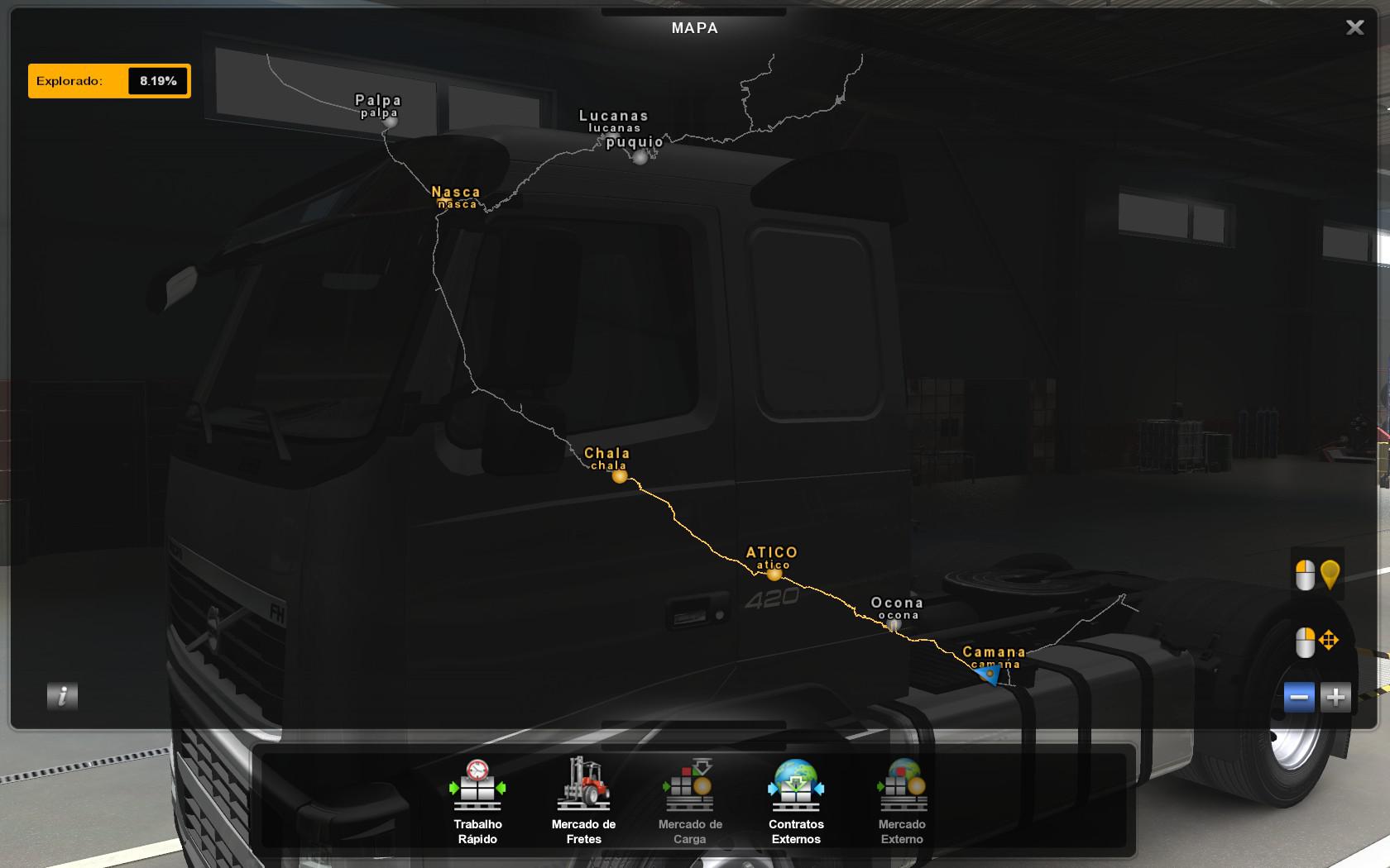 ETS2 Andes Peru Map V1.3 Profile Mod (1.38.x) Euro Truck Simulator