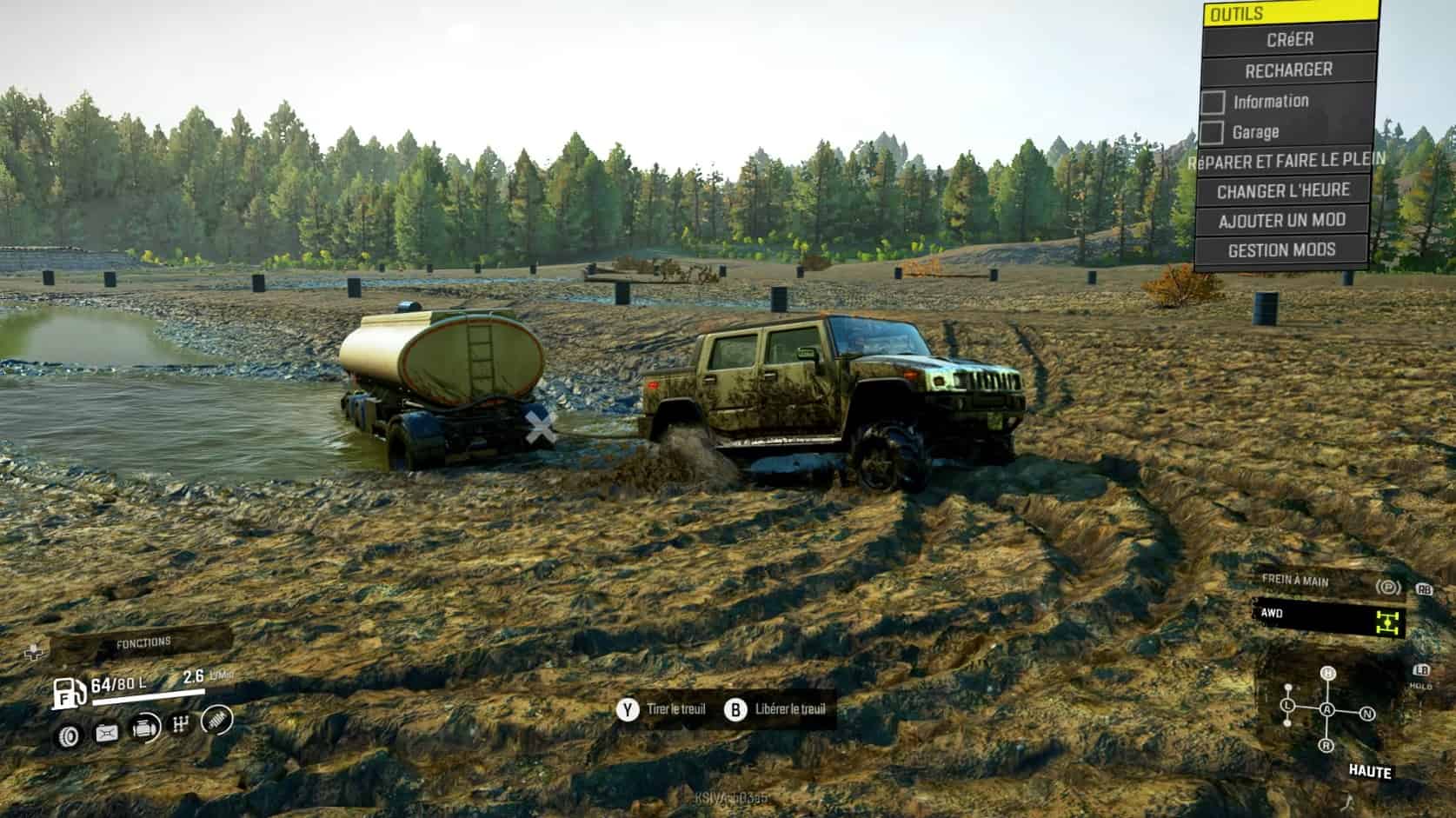 SnowRunner - Grip Control with Pressure Tire V1.0