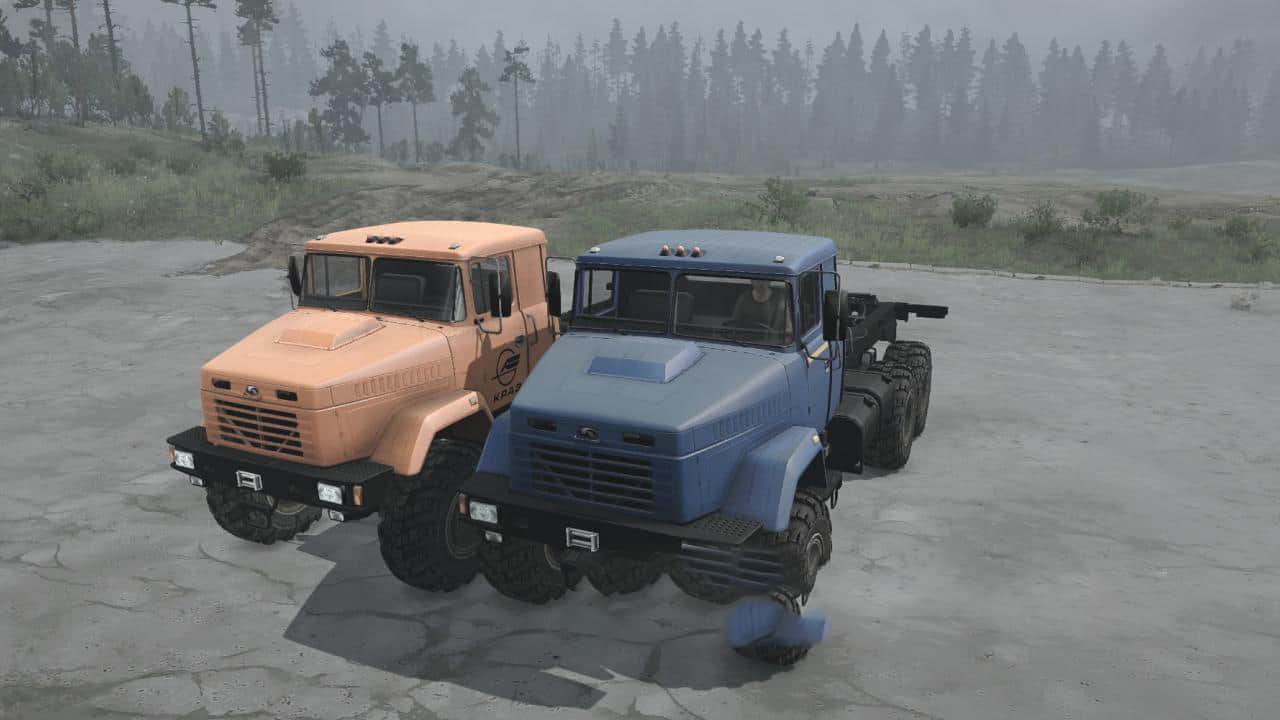 Spintires:Mudrunner - KrAZ-63221 Truck V01.04.20