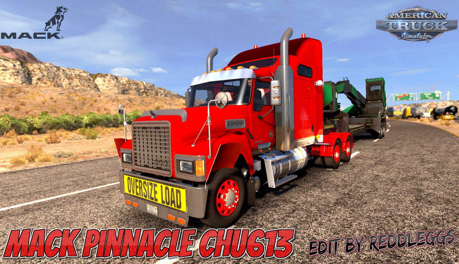 ATS - Mack Pinnacle CHU613 V1.28 Fix (1.36.x)