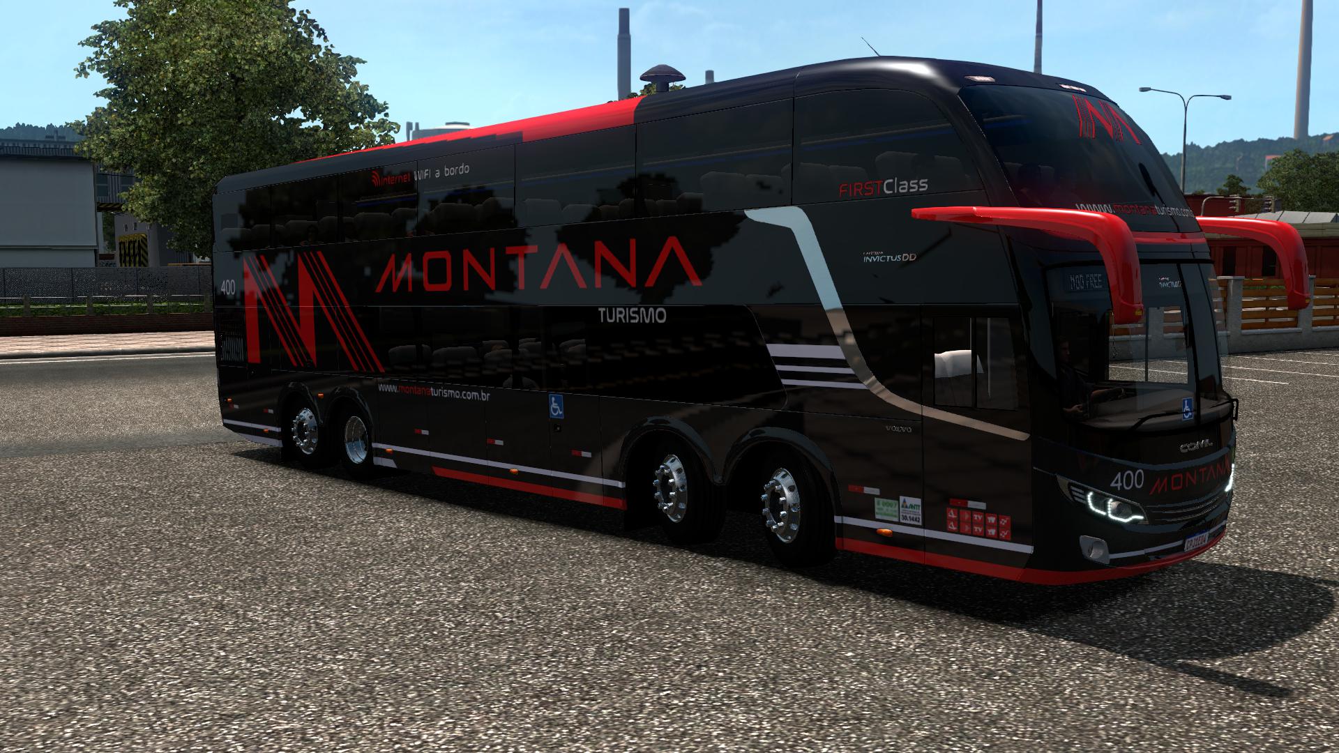 ETS2 - Comil Invictus Dd Volvo 6x2/8x2 Poxato Bus V1.0 (1.36.x)