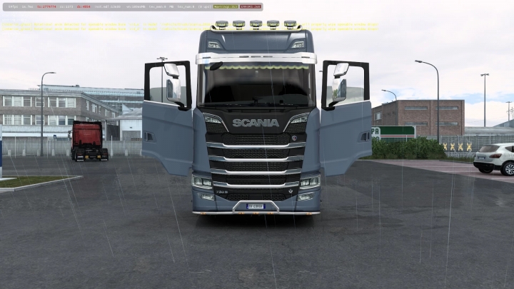 ETS2 - All Scania Trucks Door Animation Mod (1.41.x)